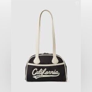 Who.A.U California nylon bowling bag‎ black NWT